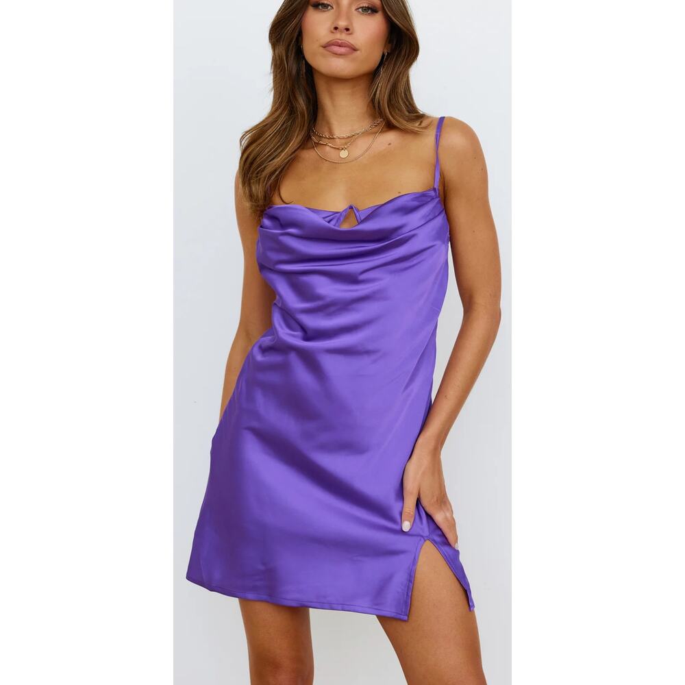 HELLO MOLLY BEFORE SUNRISE DRESS PURPLE size 2 (XS) New with tag.